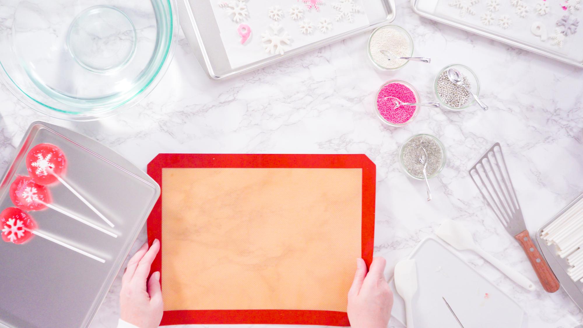 Subscription box with recipe cards and utensils